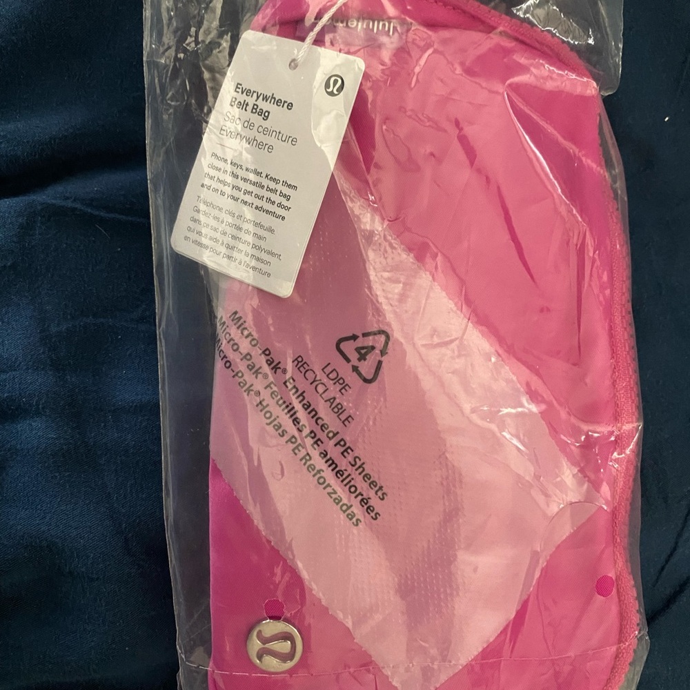 Lulu Lemon 1L sonic pink belt bag